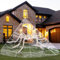 Halloween Decoracion Exterior, Halloween Telaraña Gigante y 1 Pieza 1.5M Grande Araña con 10 Mini Arañas, Set de Decoracióntela Araña Halloween, Decoración Halloween Jardín Terror (Blanco)