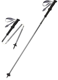 Naturehike 172g Ultraleichte Trekkingstöcke, 4 Faltbare, verstellbare Abschnitte, 3K-Kohlefaser und Stock aus 7075er Aluminiumlegierung zum Gehen, Wandern, Bergsteigen (saphirblau - 110cm)