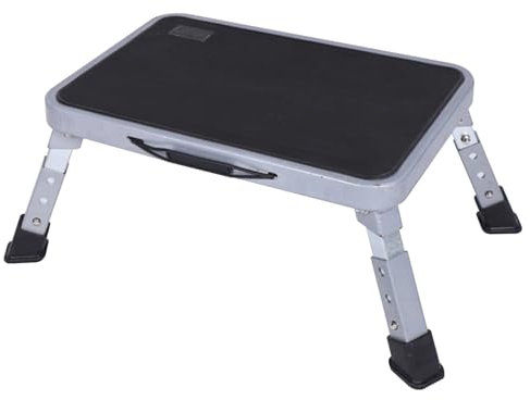 Sgabello da un passo da 330 libbre sgabello per gradini per adulti 3 alture regolabili regolabili ＆ scalette robuste non slip pieghevoli per bagno da cucina da ufficio