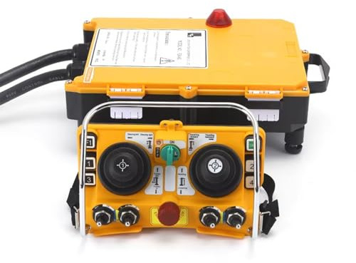 Industrial Hydraulic Joystick Radio Remote Control for Overhead Crane and Electric Hoist, Waterproof Transmitter Receiver Controller