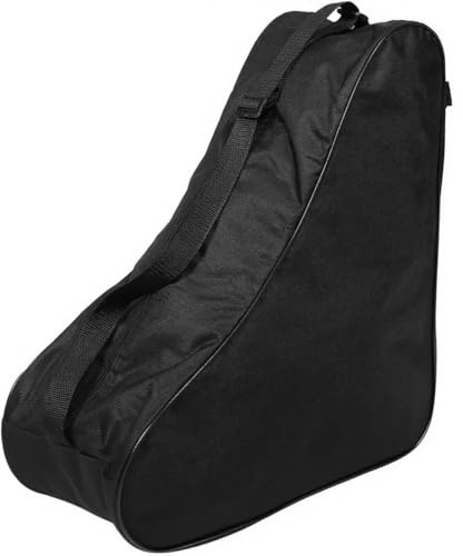 Firavggu Bolsa de Patinaje de Ruedas Bolsa de Patinaje de Hielo Azul Tela Oxford Hidrófugo Bolsa para Patines 4 Ruedas Correa de Hombro Ajustable Bolsa Patines Línea