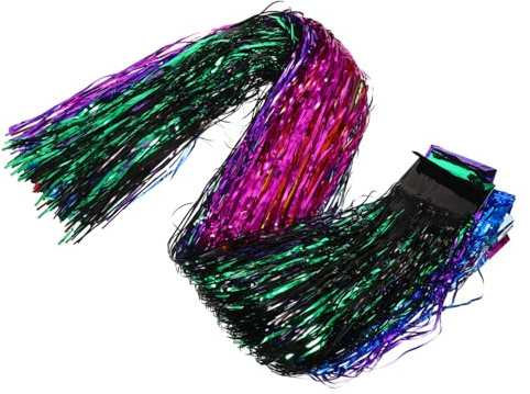 CONGARTENO Ghirlande Lametta per Strisce Frangia Alluminio per Decorazioni Festive da Te in e Feste