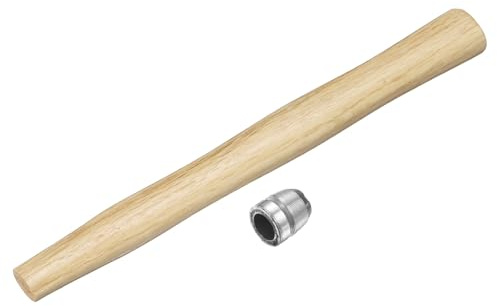 sourcing map Wood Sledge Hammer Handle 11.6 Hammer Wooden Replacement Handles with Round Wedges for 1lb Round Octagonal Head Decking Framing Carpentry Construction DIY Sledge Axe Tool