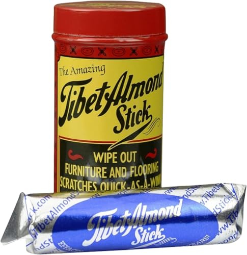Tibet Almond Stick Scratch Remover – 0.2 oz - Quick Fix Stick Wood Repair for Wood Scratch Repair