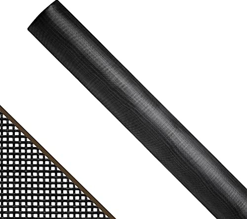 ADFORS Small Insect Screen, 48 inches x 100 Feet Roll - Tiny Insect Replacement Screen for Windows and Doors - Charcoal