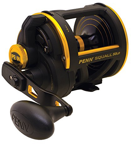 PENN Squall Lever Drag Multirollen, 50-Pound/420-Yard