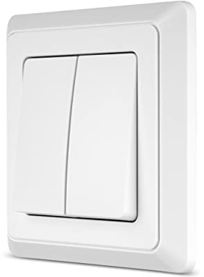 REV PrimaLuxe Ensemble interrupteur série + cadre Blanc