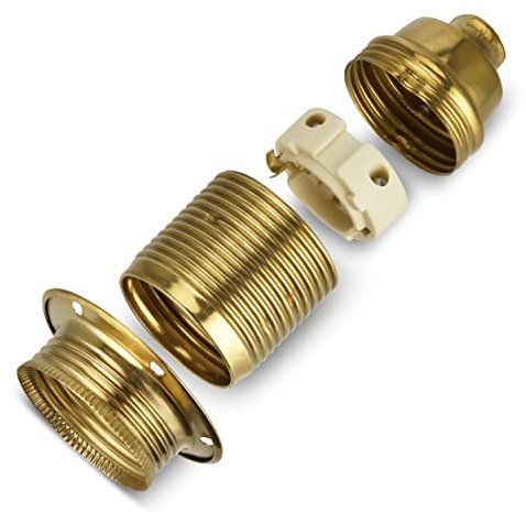 REV Fassung E27 – Lampenfassung für Glühlampen bis 100W, messing