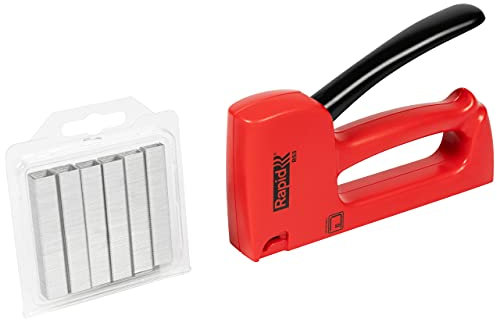 Rapid Handtacker R53 Set, Tacker für Holz und Stoffe inkl. 1068 Klammern Typ 53