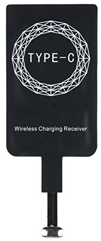 ameego Type C Wireless Charging Receiver, Ultra Thin USB-C Qi Wireless Charger Receiver for LG V20/ HTC 10/ Huawei Mate 9, P9/ Nexus 6/ One Plus 2, 3/ and other Type C Qi enabled Phones