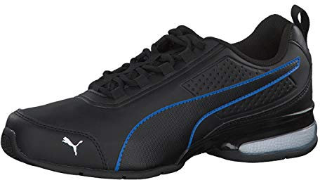 PUMA Unisex vuxna Leader VT SL löparskor, Svart svart vit indigo bunting, 44 EU