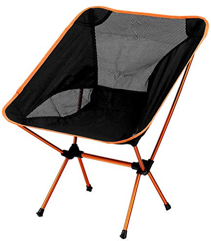 GUOCU Campingstuhl Falt Anglerstuhl Klappstuhl Leicht und klappbar Die höchste Belastung beträgt 220lb, zusammenklappbar, mit Tragetasche für Wandern, Strand, Angeln, Outdoor-Aktivitäten OY