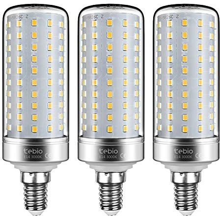 tebio E14 LED Maisbirne 3er-Pack [3000K Warmweiß | 25W=200W | 220-240V] – Nicht dimmbar, für Zuhause, Büro, Restaurant, Bibliothek & mehr