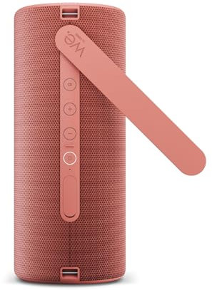Loewe WE. by Hear 2 Coral Red Haut-Parleur Bluetooth pour extérieur/intérieur, 60 W, résistant à l'eau, Portable, Rechargeable, qualité Audio cristalline, Longue durée de Vie, IPX6