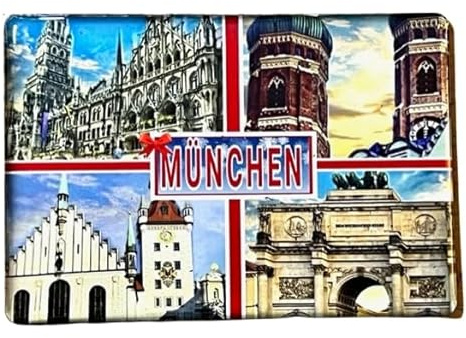 München Magnet Münich Magnet Deutschland Souvenir München Souvenir Münich Fridge Magnet Germany