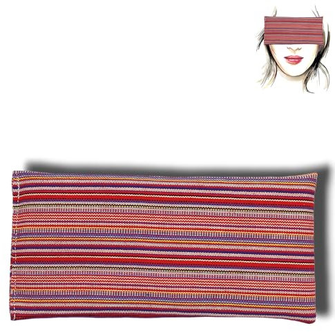 Augenkissen Yoga Granada - Red | Lavendel Samen und Reis | Yoga, Meditation, Entspannung, für Ihre Augen ..