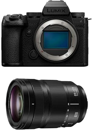 PANASONIC Lumix S5 Mark II X + Objectif 24-105 mm f/4 Macro OIS | Garantie 3 ans offerte. Provenance France. Emballage securisé. Livré avec Facture dont TVA.