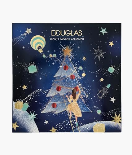 DOUGLAS ADVENTSKALENDER 2024 CHRISTMAS BEAUTY PFLEGE & MAKE-UP ADVENT CALENDAR FRAUEN + MÄDCHEN ADVENT KALENDER - 24 PFLEGE & MAKE UP HIGHLIGHTS FÜR DAMEN - PFLEGE - KOSMETIK - LIMITIERT - BLAU