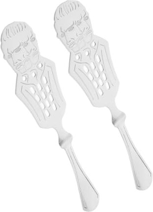 FELTECHELECTR 2stücke Absinthe Multifunktionale Cocktailfiltern Zuckerwürfel-dripper Und Eiswürfel-mesh-filter Für Stilvolles Trinken