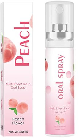 Mundatmospray, Lufterfrischer für den Mund, erfrischendes Spray für den Atem, Fruchtgeschmack, 20 ml, kleines trockenes Mundspray, Lufterfrischer für den Atem, Mundspray