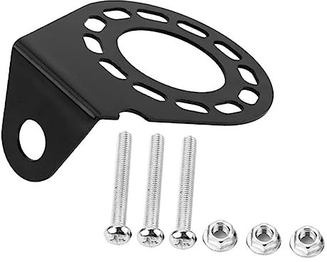 FONDOTIN Soporte De Montaje Seguro para De Remolque De 7/13 Vías Soporte De Cableado para Remolque De Automóvil Construcción De Metal Resistente Color Negro