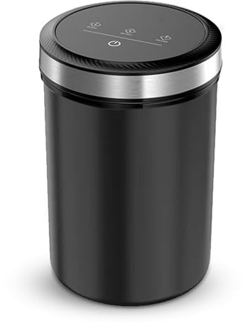 Recipientes de café al vacío con tapas herméticas de 33 Kpa, tarro de almacenamiento automático y pantalla táctil, de acero inoxidable de grado alimenticio, apto para lavavajillas, recipiente