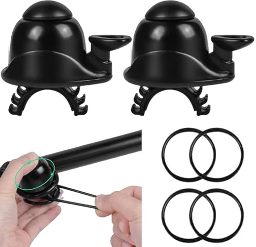 Campanello per bici, campanello per bici da 2 pezzi, mini regolabile con suono forte e melodioso per adulti e bambini Strada, montagna, campanelli per adulti