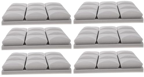 UTHCLO 6pcs Sound Dampening Boards Acoustic Absorption Panels Sound-absorbing Boards with Rubber Cotton Material for Noise Reduction and Echo Diminishing in Boys and Girls Bedroom