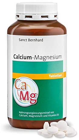 Sanct Bernhard Calcium-Magnesium-Tabletten mit Calcium, Magnesium 400 Tabletten