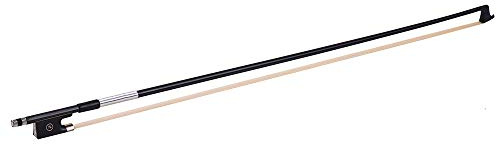 Andoer Professioneller Barock-Geigenbogen aus Kohlefaser und Ebenholz für 4/4 Violine