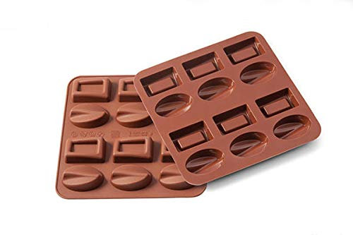 silikomart Wonder Cakes 22.502.77.0069 Liquid Form Praline Mould Silicone Brown 1.2 x 15.5 x 16.3 cm
