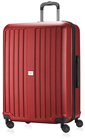 Hauptstadtkoffer - X-Berg - XL Hartschalen-Koffer Koffer Trolley Rollkoffer Reisekoffer, 4 Rollen, TSA, 75 cm, 126 Liter, Rot matt