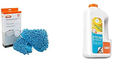 Vax Triangular Steam Cleaning Pads & Steam Detergent Citrus Burst 1L