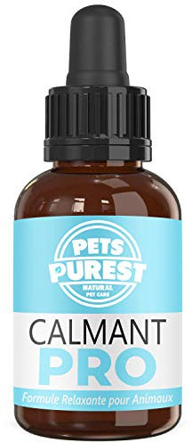 Pets Purest Supplément calmant Normal d'aide de 100% pour des Chiens, des Chats et des Animaux familiers. Réduit l'anxiété et Le Stress chez Vos Animaux de Compagnie (50ml) (FR)