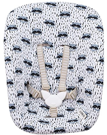 JYOKO Kids Bezug kompatibel mit Stokke Newborn (Raccoon)