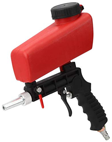 Sandstrahler-Pistolen-Kit, Power Blaster Sandstrahl-KitBlastierwerkzeug Mini Handheld Portable Pneumatic Aluminium Lightweight Handy