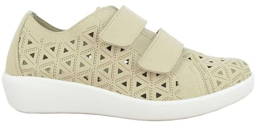 Doctor Cutillas 38466 Herrskor med kardborreband, Platina, 39 EU