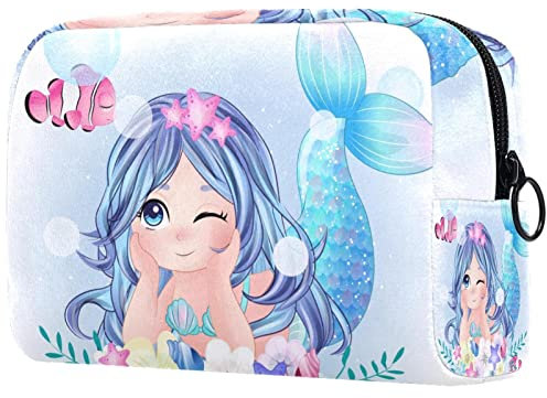 Niedliche Meerjungfrau Schminkpinsel Beauty Bag Organizer Kosmetiktasche