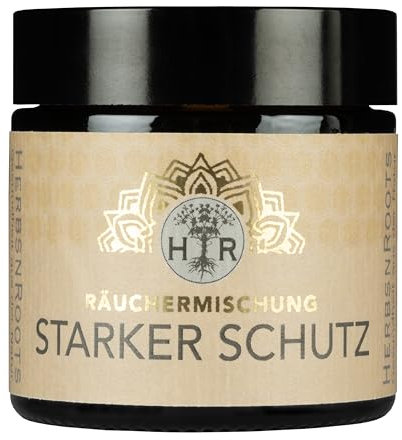 Starker Schutz Räuchermischung - Kraftvolles Räucherwerk • spirituell • energetische Reinigung • 100% Natur • ähnlich: Palo Santo Räucherstäbchen, weißer Salbei zum Räuchern • HerbsnRoots