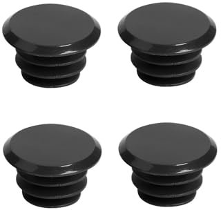 cyclingcolors 4X Fahrrad lenkerstopfen Kunststoff endkappen rennrad Vintage MTN, schwarz