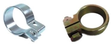32 mm Auspuff Krümmer Schelle Set passend für Kreidler Florett K54, LF, LH, RM – Schellensatz für Krümmer & Auspuff