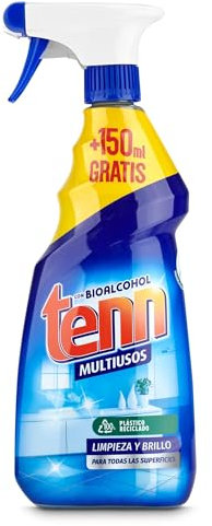 Limpiador multiusos con bioalcohol Tenn spray 750 ml