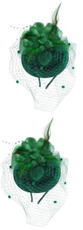 TOVINANNA 2stücke Elegant Fascinator Hut Mit Netzschleier Und Blume Hochzeits-haaraccessoire Für Damen Teeparty Und Besondere Anlässe Klassischem