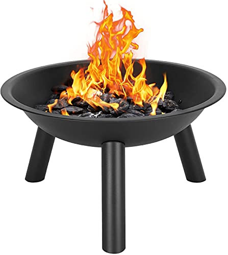 bttllke Braciere da Esterno, Barbecue da Giardino Nero in Metallo, braciere da terrazza, Decorazione per braciere, Stufa Portatile, Usato