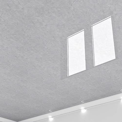 ByteRunning Dalle De Plafond,Plaque pour Plafond Salle De Bain A Coller,Panneaux De Plafond Autocollants,LéGer Et Flexible,Peut êTre Coupé,pour Bureaux,Magasins,Ateliers