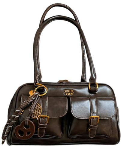 RuiDay Borsa vintage da donna, Borse a Spalla Pelle PU, Borsa a tracolla multitasche da donna, Borsetta Hobo Tot Vintage per lavorare, fare scuola, viaggiare