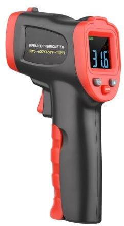 -50 ℃ ~ 950 ℃ 1742 ℉ Farbdisplay Infrarot-Thermometer Infrarot-Laser Digitaler Hand-Tester Pyrometer ohne Temperaturpistole Küche Küche Grill (und lieben einander