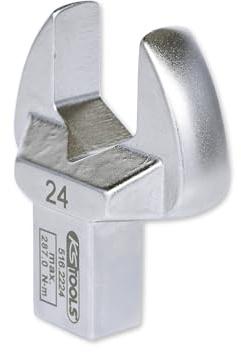 KS Tools 516.2224 14x18mm Einsteck-Maulschlüssel, 24mm Silber