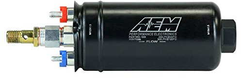 AEM 50-1009 400LPH metrisk inline-bränslepump med högt flöde