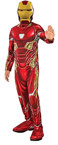 Rubie's Official Marvel Avengers Endgame Iron Man Classic Childs Costume, Kids Superhero Fancy Dress